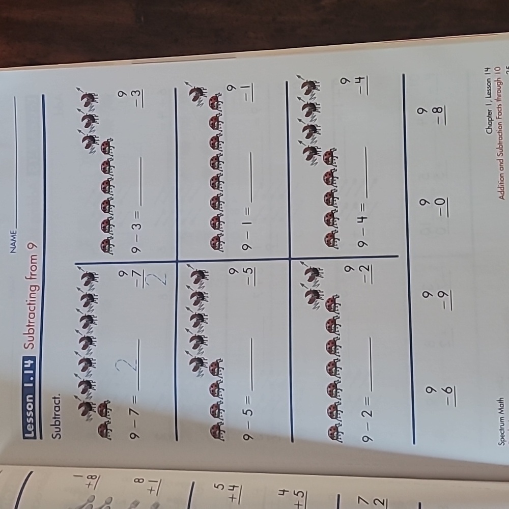 Book Spectrum Math 1 grade - Picture 8 of 16
